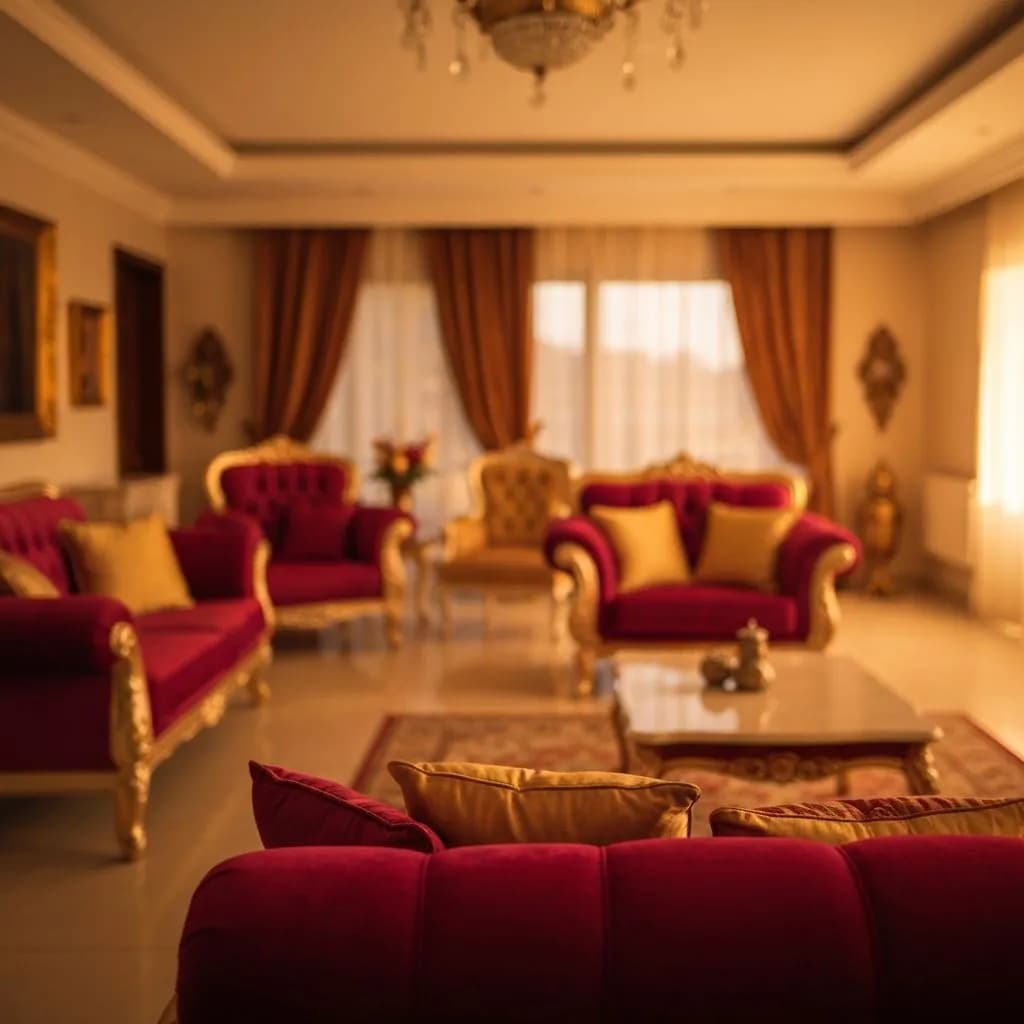 Elegant furniture background